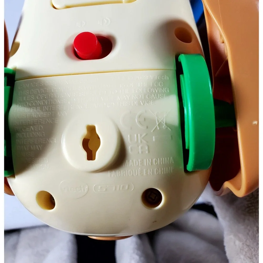 VTech Zoo Jamz‎ Xylophone Dog Pull Toy Musical Lights & Sounds w/Mallet-WORKING
